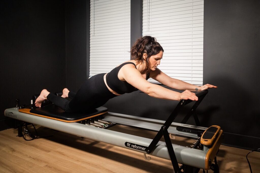 Woman doing Pilates 